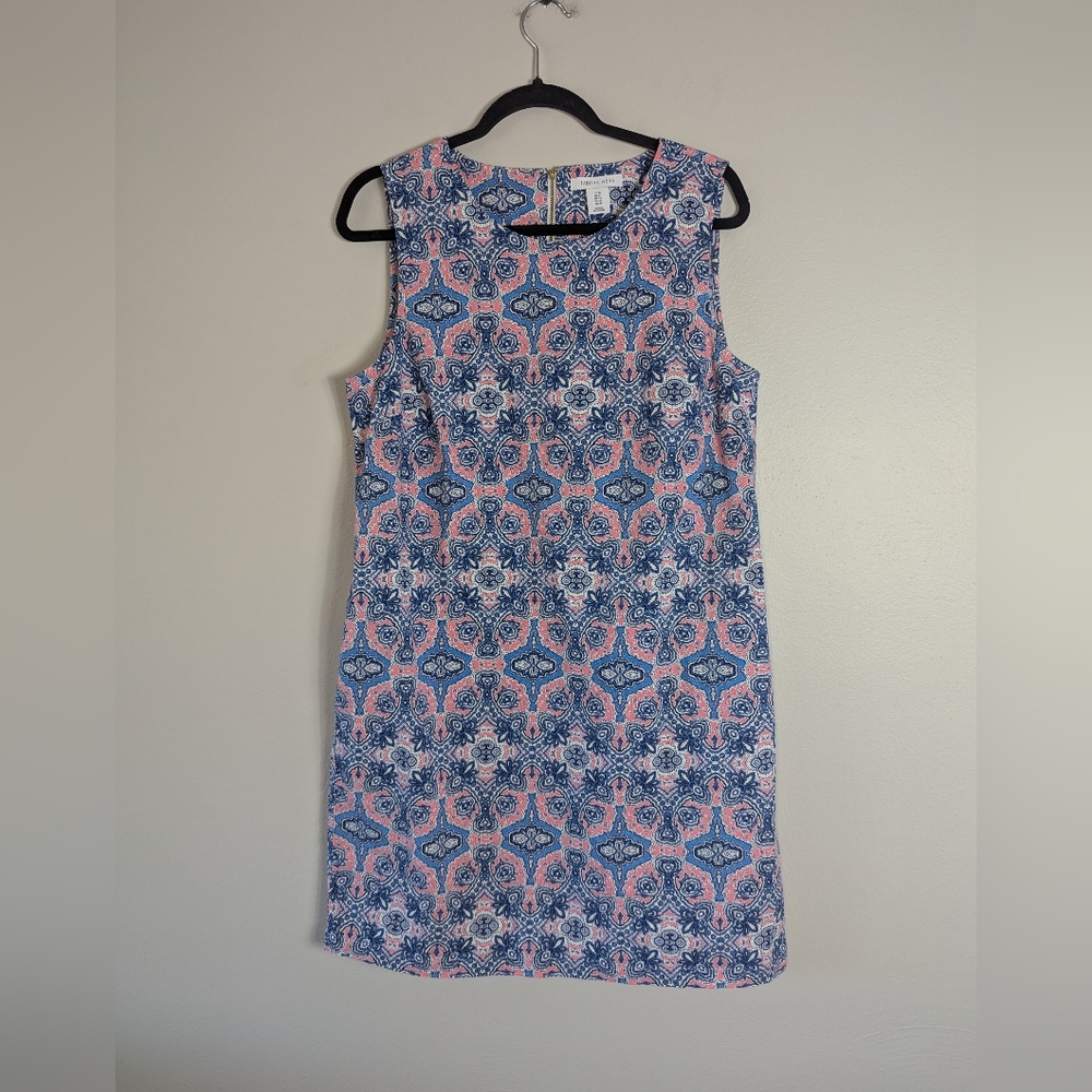 12 Tabitha Webb Pink Printed Sheath Dress